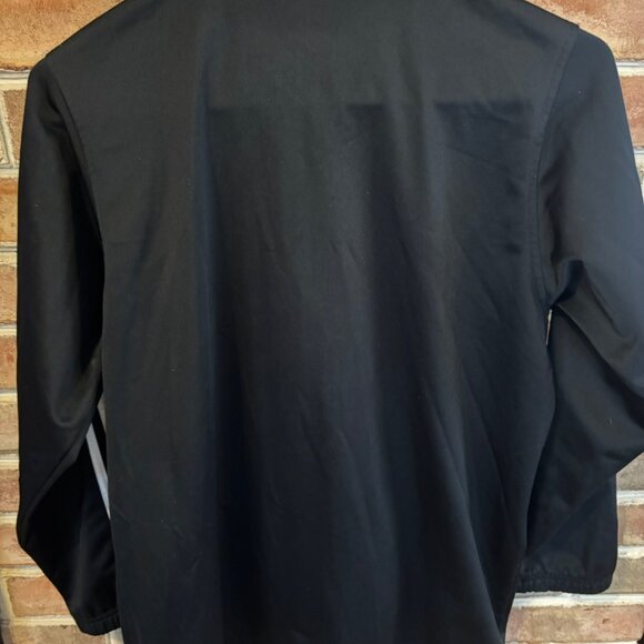 Adidas Black Full-Zip Track Jacket W/White Stripes Men's Size M - Picture 4 of 9